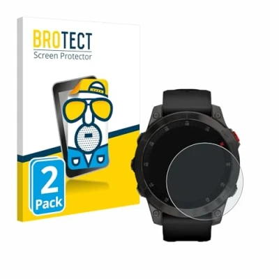 Abbildung von BROTECT Entspiegelungs Schutzfolie für Garmin epix (Gen. 2) (2 Stück) Matte Displayschutz Folie, Anti Reflex, Fingerprint