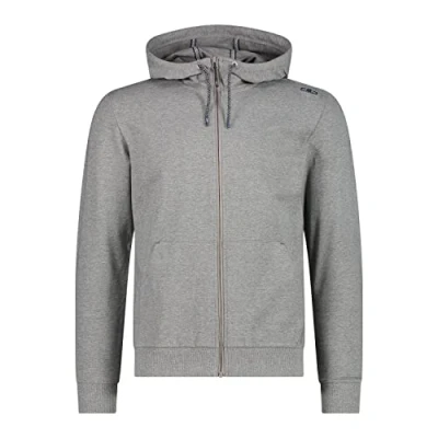 Abbildung von CMP Melange Sweatshirt für Herren mit fester Kapuze, Rauchmel. B.Blau, 58