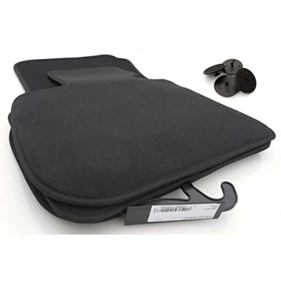 Abbildung von Fußmatten für 2er BMW F45 Premium Velours Automatten in Original Qualität Matten Set 4 teilig schwarz