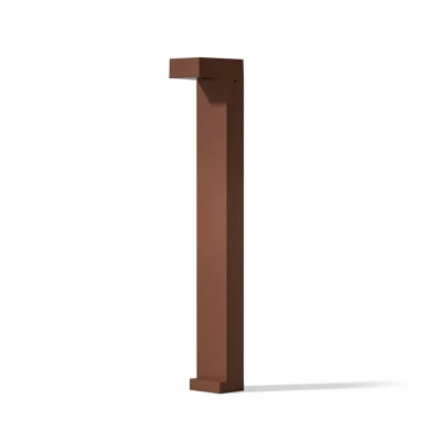 Abbildung von LOOM DESIGN LED Wegeleuchte Arn, corten, Höhe 70 cm, Alu