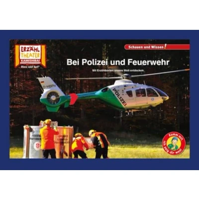 Abbildung von Bei Polizei und Feuerwehr / Kamishibai Bildkarten: 10 Fotobildkarten für das Erzähltheater