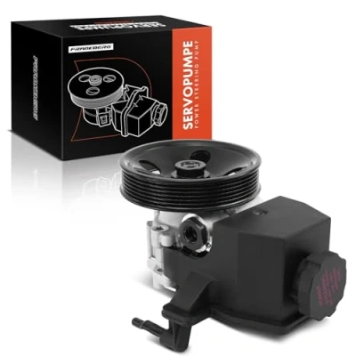Abbildung von Frankberg Servopumpe Hydraulikpumpe Lenkung mit Keilrippenriemenscheibe Kompatibel C Klasse W203 CL203 S203 C180 C200 C230 2.0L 2.3L Benzin 2000 2002 Replace# 0024668401