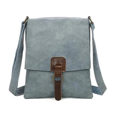 Abbildung von ITALYSHOP24 Schultertasche Damen Tasche Shopper Messenger CrossOver Tablet, als Umhängetasche, Handtasche, Bodybag tragbar