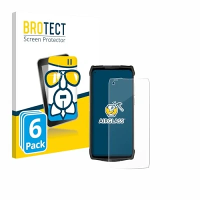 Abbildung von BROTECT Schutzglas für Ulefone Power Armor 13 (6 Stück) Schutzfolie Panzer Folie Glas [Extrem Kratzfest 9H, Anti Fingerprint, Ultra Transparent]