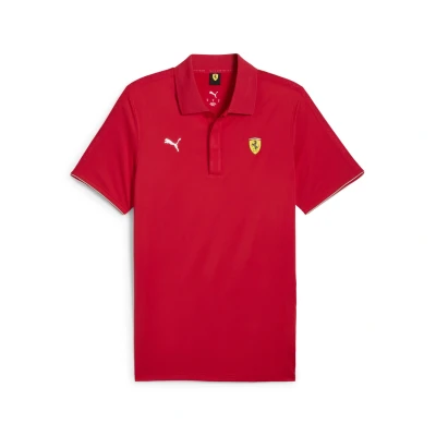 Abbildung von Puma Scuderia Ferrari RACE Cloudspun Poloshirt, Herren, Größe: XL, Rosso corsa