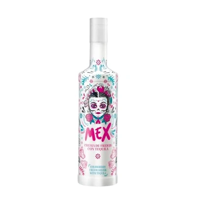 Abbildung von Erdbeeren Tequila Likör&quot;Mex&quot; 0,7 Liter 17% Alc. Vol.