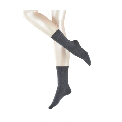 Abbildung von Esprit Basic PURE 2PACK UNI Socken, Damen, Größe: 39 42, Anthrazit