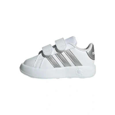 Abbildung von adidas Sportswear Grand Court Sneaker low cloud white matte silver für Kinder, Größe: 25.5,