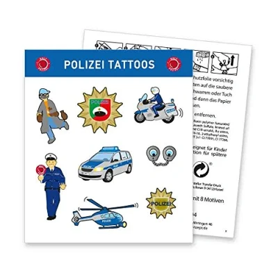 Abbildung von HDmirrorR Polizei Tattoo Bogen