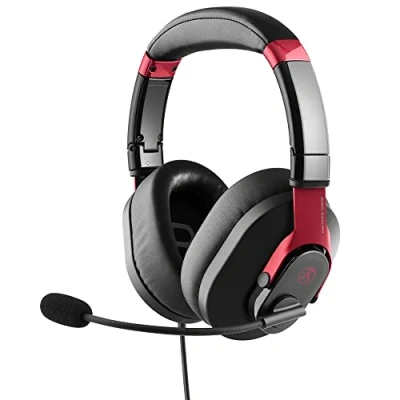 Abbildung von Austrian Audio PG16 Pro Gaming Headset mit Mikrofon (Gaming Kopfhörer, hochauflösender Sound, Memory Foam Ohrpolster, abnehmbares 1,4 m langes Kabel), Schwarz/Rot