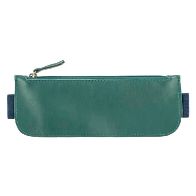 Abbildung von Clairefontaine 115950C Mehrzweck Etui Ginkgo, aus Leder, 18x11x7 cm, 1 Stück