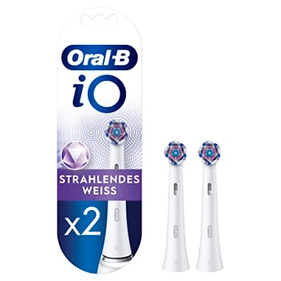 Abbildung von Braun Elektrische Zahnbürste Oral B Aufsteckbürsten iO Radiant White 2er