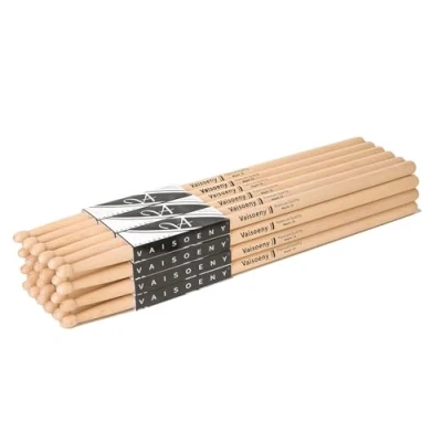 Abbildung von Vaisoeny Trommelstöcke, 7A Drumsticks für Erwachsene, 12 Paar klassische Ahornholz Trommelstöcke Kinder, professionelles Musikinstrument Percussion Zubehör