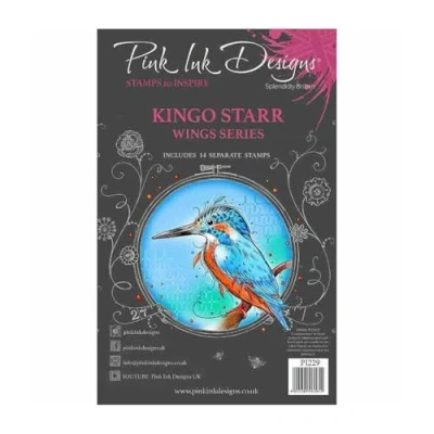 Abbildung von Creative Expressions Pink Ink Designs Kingo Starr Stempel Set, 15,2 x 20,3 cm, transparent, mehrfarbig, cm