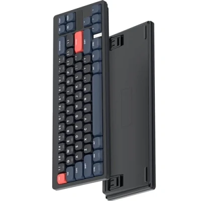 Abbildung von MAGIC REFINER RKL680 Ultradünne Kabellose Mechanische Gaming Tastatur, Dual Mode 2.4GHz Wireless/Bluetooth, Apex Pro Mini 60% Prozent Tastatur Low Profile Blaue Schalter für PC/Window/Mac, QWERTY US