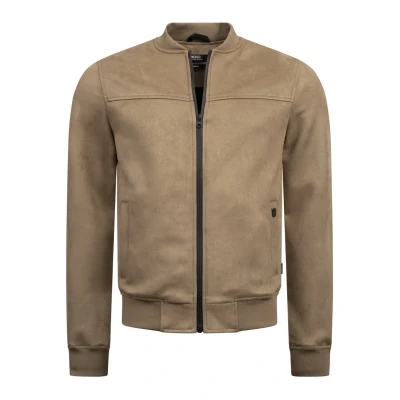 Abbildung von Indicode Herren Ibon Velours Kunstleder Jacke Herrenjacke Wildleder Look für Männer Beige S