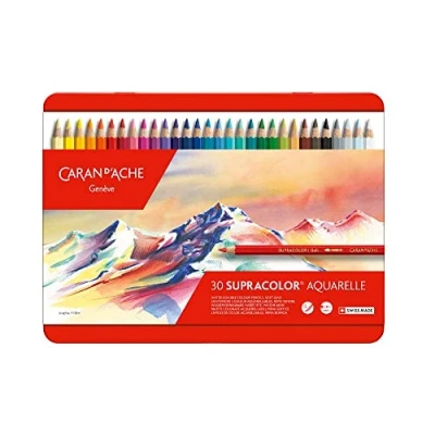 Abbildung von Caran d&#039;Ache 3888.33 Supracolor Soft Pencils Assorted Colours (Tin of 30)