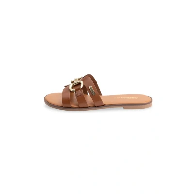 Abbildung von Les Tropeziennes par M Belarbi Pantolette flach, Damen, Größe: 37, Camel Schuhe