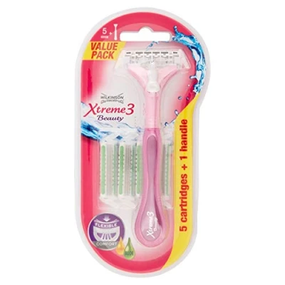 Abbildung von WILKINSON Sword Xtreme 3 Beauty Hybrid Pack + 4 Ersatzklingen Damenrasierer 90 g