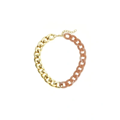 Abbildung von LASCANA Panzerkette, in bicolor, Collier, Gliederkette, Halsschmuck, Halskette