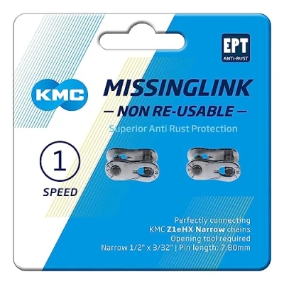 Abbildung von KMC Kettenschloss MissingLink Z1eHX Narrow EPT silber