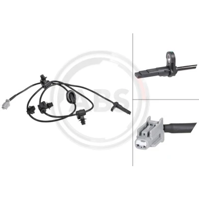 Abbildung von A.B.S. 31968 ABS Sensor aktiver 1040 grau SUBARU: XV I, Forester IV
