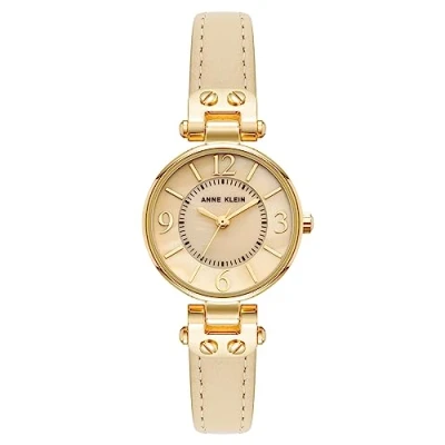Abbildung von Anne Klein Damen Analog Japanisches Quarzwerk Uhr mit Kunstleder Armband 086702728602