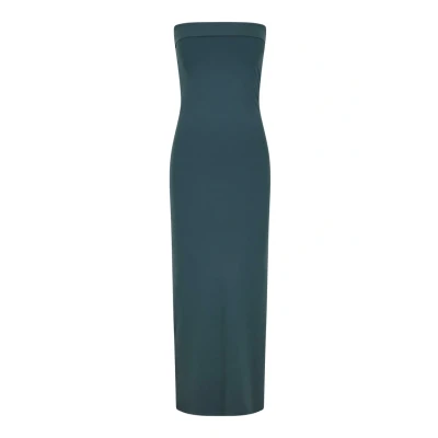 Abbildung von Urban Classics Bandeau Etuikleid, Damen, Größe: Small, Bottlegreen