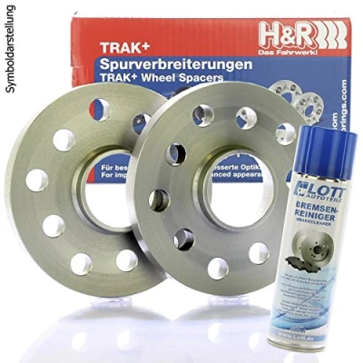 Abbildung von H&amp;R DR Spurplatten Spurverbreiterung Distanzscheibe 5x100 20mm // 2x10mm + Bremsenreiniger