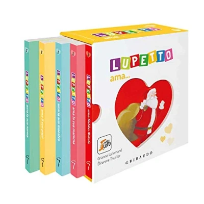 Abbildung von Lupetto ama...: ama la sua mamma il suo papà maestra nonna Babbo Natale. Amico lupo. Ediz. a colori