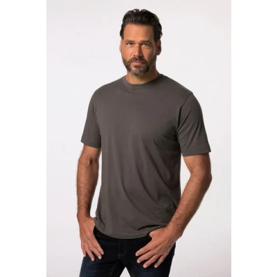 Abbildung von JP1880 Grosse GRÖSSEN BIS Rundhalsausschnitt Reine Tshirt basic, Herren, Größe: 6XL, Graphite