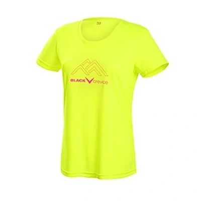 Abbildung von Black Crevice Damen T Shirt Function, yellow1, 38