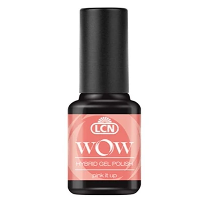 Abbildung von LCN WOW Hybrid Gel Polish Nr. 17 pink it up (8ml) (rose peach) Gellack ohne Lichtgerät für bis zu 10 Tage perfekt lackierte Nägel