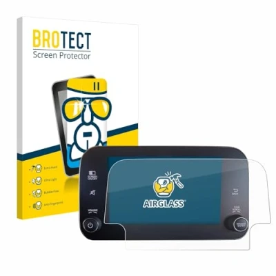Abbildung von BROTECT Schutzglas für Fiat Tipo 2016 2019 Uconnet 7&quot; Schutzfolie Panzer Folie Glas [Extrem Kratzfest 9H, Anti Fingerprint, Ultra Transparent]