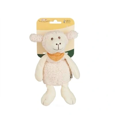 Abbildung von GRÜNSPECHT Wärme Kuscheltier Schaf Baby, Rapssamen Wärmekissen mit waschbarem Bezug für Babys &amp; Kleinkinder, wärmendes bei Bauchschmerzen Erkältung (336 V4)
