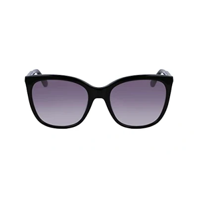 Abbildung von Calvin Klein Women&#039;s Sunglasses CK23500S Black with Gradient Grey Lens