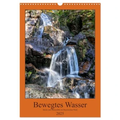 Abbildung von Bewegtes Wasser (Wandkalender 2025 DIN A3 hoch), CALVENDO Monatskalender