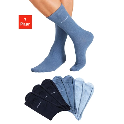 Abbildung von John Devin Basicsocken, (Packung, 7 Paar), für jeden Tag