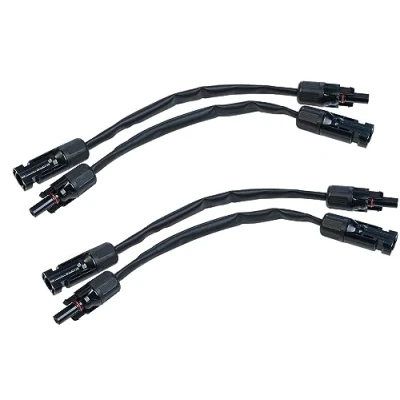 Abbildung von revolt PV Modul Kabel: 4er Set flache Solarkabel Fensterdurchführungen, kompatibel mit MC4, 35 cm (Zubehör Photovoltaikmodul, Solarmodul Verbindungskabel, Wechselrichter)