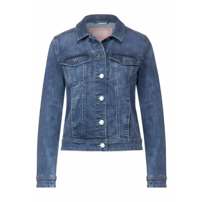 Abbildung von Street One Indigo Jeansjacke, Damen, Größe: 34, Blau