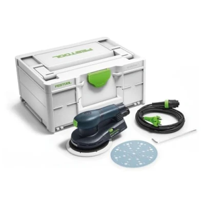 Abbildung von Festool Exzenterschleifer ETS EC 150/5 EQ Plus (mit Schleifteller Ø 150 mm MULTI JETSTREAM 2 (weich W HT), Inbusschlüssel, im Systainer