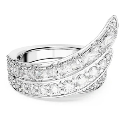 Abbildung von Swarovski Hyperbola Ring Silver coloured, Damen, Größe: 55, coloured