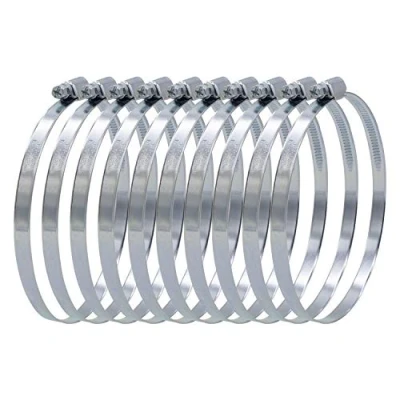 Abbildung von VARIOSAN Schlauchschellen Set 11091, 10 Stück, Spannbereich 100 120 mm, Bandbreite 9 W1