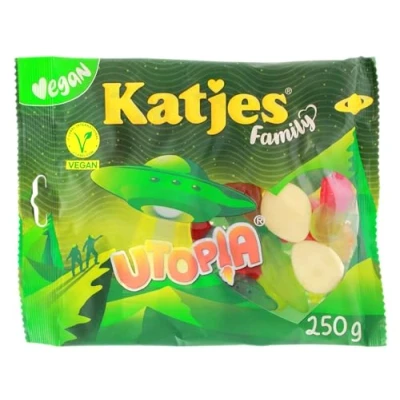 Abbildung von Katjes Family Utopia Fruchtgummi vegan, 22er Pack (22 x 250g)