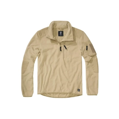 Abbildung von Brandit Troyer Ripstop Fleecejacke, Herren, Größe: 4XL, Camel