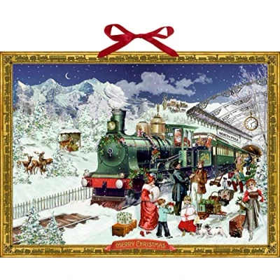 Abbildung von Wandkalender Nostalgische Eisenbahn: Mit 24 Verwandeltürchen