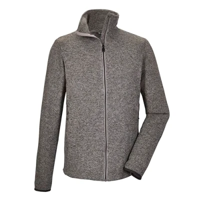 Abbildung von killtec Herren Strickfleecejacke/Fleecejacke mit Stehkragen KOS 328 MN FLX JCKT, mittelgrau, XXL, 41327 000