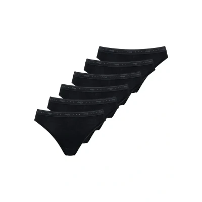 Abbildung von Sloggi 6 PACK Slip, Damen, Größe: 36, Schwarz