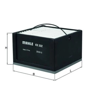 Abbildung von MAHLE ORIGINAL KX 332 Kraftstofffilter Filtereinsatz, Vorfilter MAN: TGS, TGX, TGA
