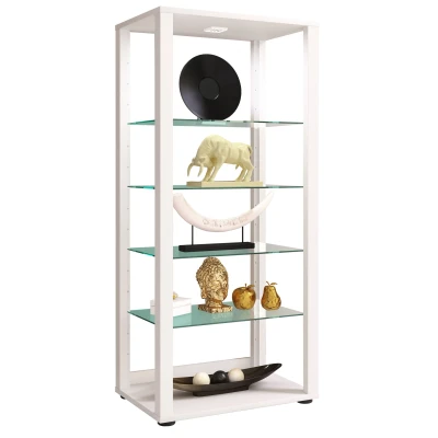 Abbildung von VCM Standvitrine Holz Glas Stand Vitrine Sammelvitrine Glasol lV